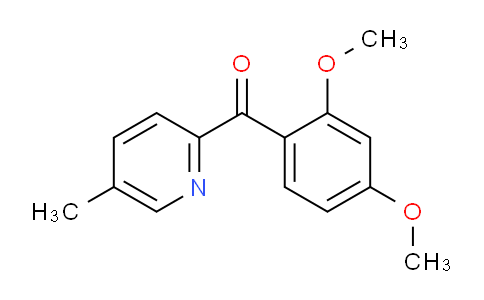 CAS No. 1187163-66-1, (2,4-Dimethoxyphenyl)(5-methylpyridin-2-yl)methanone