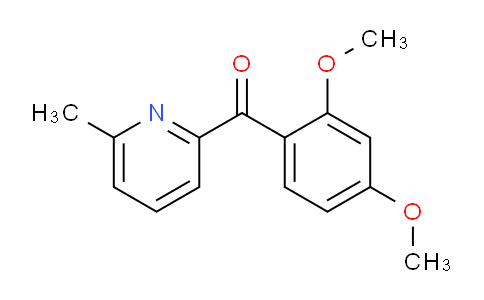 CAS No. 1187163-23-0, (2,4-Dimethoxyphenyl)(6-methylpyridin-2-yl)methanone