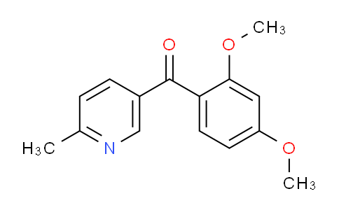 CAS No. 1187165-00-9, (2,4-Dimethoxyphenyl)(6-methylpyridin-3-yl)methanone