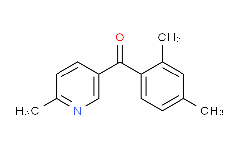 CAS No. 1187167-97-0, (2,4-Dimethylphenyl)(6-methylpyridin-3-yl)methanone