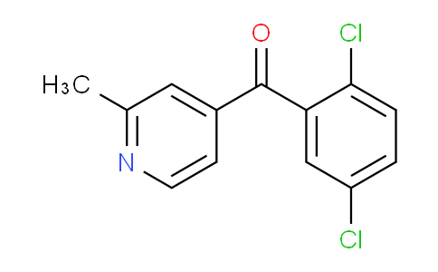 CAS No. 1187169-73-8, (2,5-Dichlorophenyl)(2-methylpyridin-4-yl)methanone