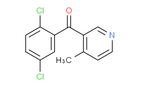 CAS No. 1187169-06-7, (2,5-Dichlorophenyl)(4-methylpyridin-3-yl)methanone