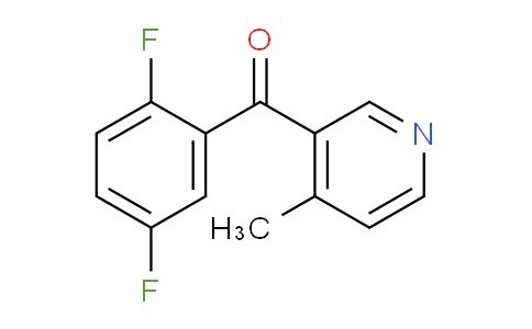 CAS No. 1187168-40-6, (2,5-Difluorophenyl)(4-methylpyridin-3-yl)methanone