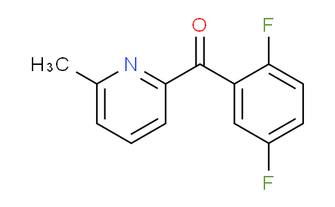 CAS No. 1187168-85-9, (2,5-Difluorophenyl)(6-methylpyridin-2-yl)methanone