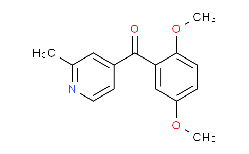CAS No. 1187169-19-2, (2,5-Dimethoxyphenyl)(2-methylpyridin-4-yl)methanone