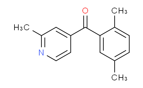 CAS No. 1187165-59-8, (2,5-Dimethylphenyl)(2-methylpyridin-4-yl)methanone