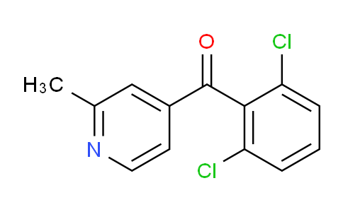 CAS No. 1187169-53-4, (2,6-Dichlorophenyl)(2-methylpyridin-4-yl)methanone