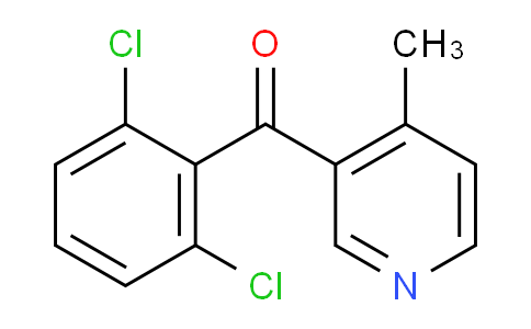 CAS No. 1187167-72-1, (2,6-Dichlorophenyl)(4-methylpyridin-3-yl)methanone