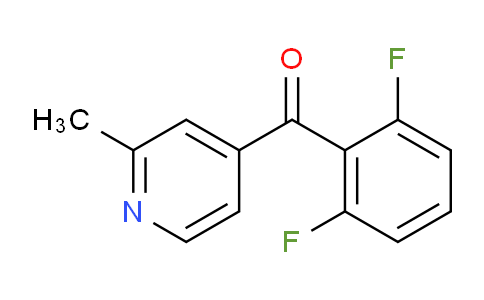 CAS No. 1187167-46-9, (2,6-Difluorophenyl)(2-methylpyridin-4-yl)methanone
