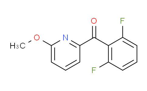 CAS No. 1187170-62-2, (2,6-Difluorophenyl)(6-methoxypyridin-2-yl)methanone