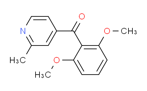 CAS No. 1187167-56-1, (2,6-Dimethoxyphenyl)(2-methylpyridin-4-yl)methanone