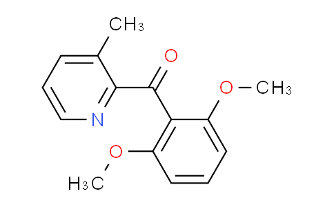 CAS No. 1187166-13-7, (2,6-Dimethoxyphenyl)(3-methylpyridin-2-yl)methanone