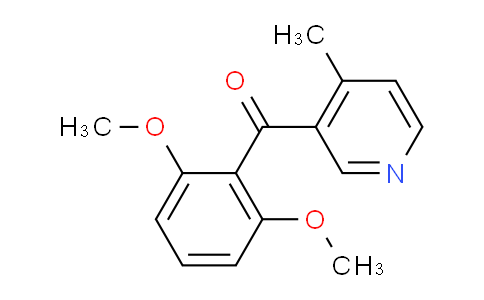 CAS No. 1187164-29-9, (2,6-Dimethoxyphenyl)(4-methylpyridin-3-yl)methanone