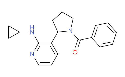 CAS No. 1352540-92-1, (2-(2-(Cyclopropylamino)pyridin-3-yl)pyrrolidin-1-yl)(phenyl)methanone