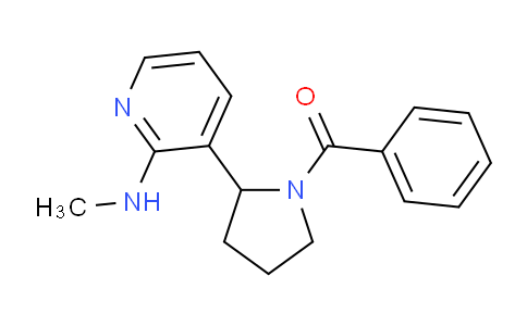 CAS No. 1352528-39-2, (2-(2-(Methylamino)pyridin-3-yl)pyrrolidin-1-yl)(phenyl)methanone