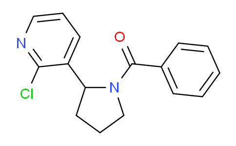 CAS No. 1352534-59-8, (2-(2-Chloropyridin-3-yl)pyrrolidin-1-yl)(phenyl)methanone