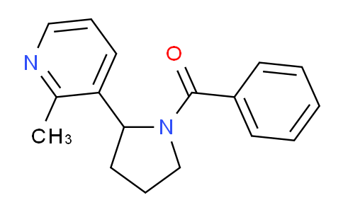 CAS No. 1352485-02-9, (2-(2-Methylpyridin-3-yl)pyrrolidin-1-yl)(phenyl)methanone