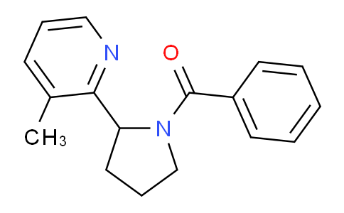 CAS No. 1352510-96-3, (2-(3-Methylpyridin-2-yl)pyrrolidin-1-yl)(phenyl)methanone