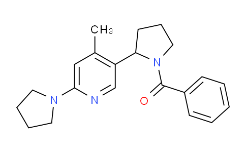 CAS No. 1352518-67-2, (2-(4-Methyl-6-(pyrrolidin-1-yl)pyridin-3-yl)pyrrolidin-1-yl)(phenyl)methanone