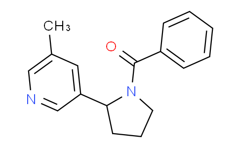 CAS No. 1352542-13-2, (2-(5-Methylpyridin-3-yl)pyrrolidin-1-yl)(phenyl)methanone