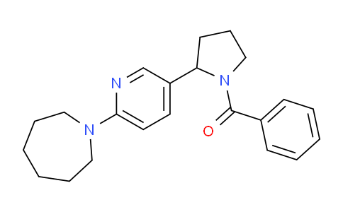 CAS No. 1352499-72-9, (2-(6-(Azepan-1-yl)pyridin-3-yl)pyrrolidin-1-yl)(phenyl)methanone