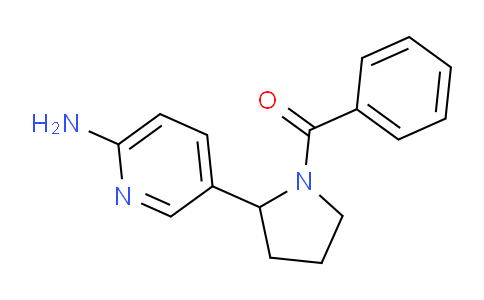 CAS No. 1352482-46-2, (2-(6-Aminopyridin-3-yl)pyrrolidin-1-yl)(phenyl)methanone