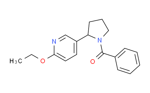CAS No. 1352500-44-7, (2-(6-Ethoxypyridin-3-yl)pyrrolidin-1-yl)(phenyl)methanone