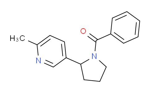 CAS No. 1352499-64-9, (2-(6-Methylpyridin-3-yl)pyrrolidin-1-yl)(phenyl)methanone