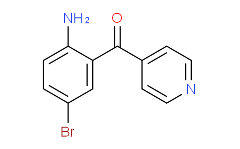 CAS No. 1694-60-6, (2-Amino-5-bromophenyl)(pyridin-4-yl)methanone