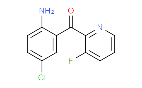 CAS No. 1849624-95-8, (2-Amino-5-chlorophenyl)(3-fluoropyridin-2-yl)methanone