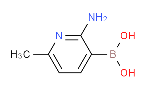 CAS No. 1310404-84-2, (2-Amino-6-methylpyridin-3-yl)boronic acid