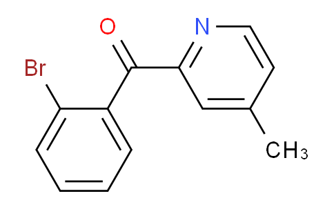 CAS No. 1187164-95-9, (2-Bromophenyl)(4-methylpyridin-2-yl)methanone