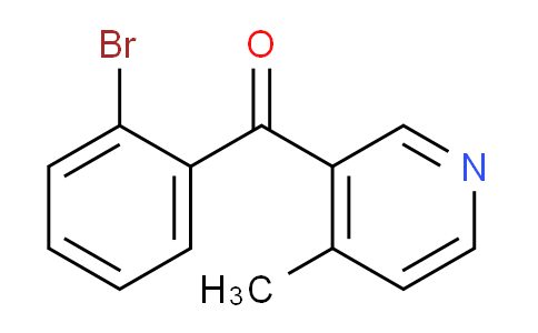 CAS No. 1187166-45-5, (2-Bromophenyl)(4-methylpyridin-3-yl)methanone