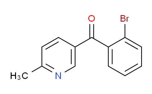CAS No. 1187168-68-8, (2-Bromophenyl)(6-methylpyridin-3-yl)methanone