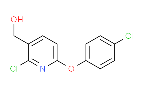 CAS No. 1956323-91-3, (2-Chloro-6-(4-chlorophenoxy)pyridin-3-yl)methanol