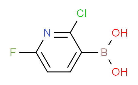 CAS No. 1541206-12-5, (2-Chloro-6-fluoropyridin-3-yl)boronic acid