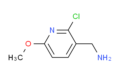 CAS No. 1060810-34-5, (2-Chloro-6-methoxypyridin-3-yl)methanamine
