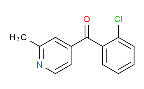 CAS No. 1187169-40-9, (2-Chlorophenyl)(2-methylpyridin-4-yl)methanone