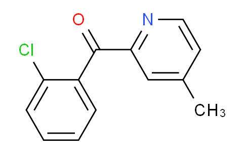 CAS No. 1187164-91-5, (2-Chlorophenyl)(4-methylpyridin-2-yl)methanone