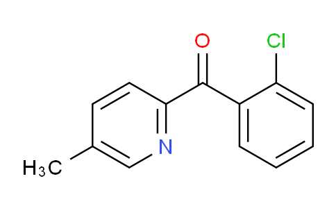 CAS No. 1106005-45-1, (2-Chlorophenyl)(5-methylpyridin-2-yl)methanone