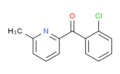 CAS No. 1187166-18-2, (2-Chlorophenyl)(6-methylpyridin-2-yl)methanone