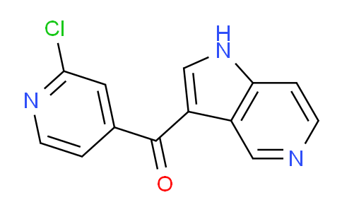 CAS No. 1597421-45-8, (2-Chloropyridin-4-yl)(1H-pyrrolo[3,2-c]pyridin-3-yl)methanone
