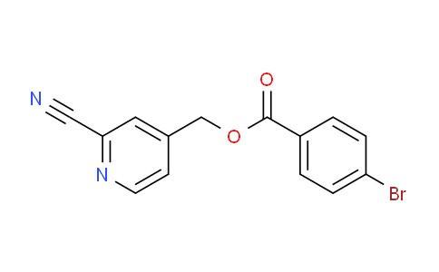 CAS No. 1148116-92-0, (2-Cyanopyridin-4-yl)methyl 4-bromobenzoate