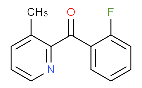 CAS No. 1187164-09-5, (2-Fluorophenyl)(3-methylpyridin-2-yl)methanone