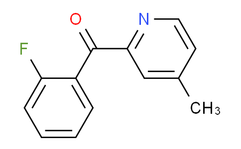 CAS No. 1187166-64-8, (2-Fluorophenyl)(4-methylpyridin-2-yl)methanone