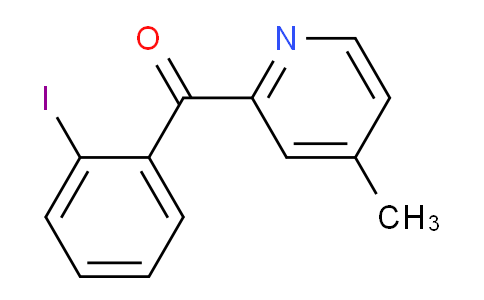 CAS No. 1187163-85-4, (2-Iodophenyl)(4-methylpyridin-2-yl)methanone