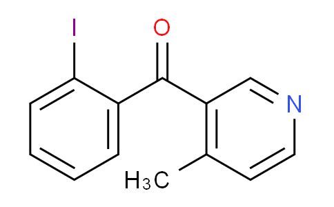 CAS No. 1187166-49-9, (2-Iodophenyl)(4-methylpyridin-3-yl)methanone