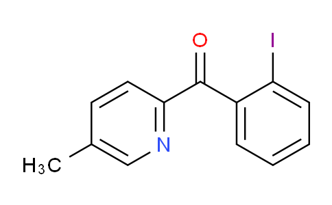 CAS No. 1187163-35-4, (2-Iodophenyl)(5-methylpyridin-2-yl)methanone