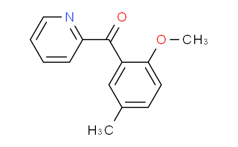 CAS No. 1283243-68-4, (2-Methoxy-5-methylphenyl)(pyridin-2-yl)methanone