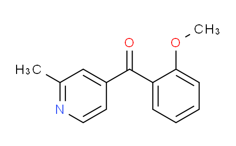 CAS No. 1187170-26-8, (2-Methoxyphenyl)(2-methylpyridin-4-yl)methanone